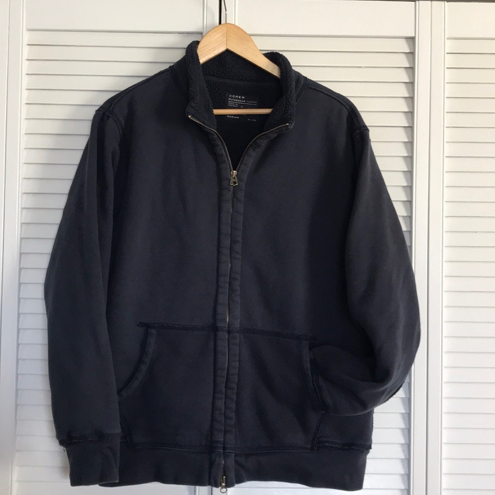 J CREW heavy fleece jacket